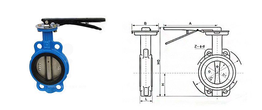 Wafer Type Butterfly Valve