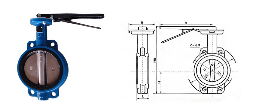 Wafer Type Butterfly Valve